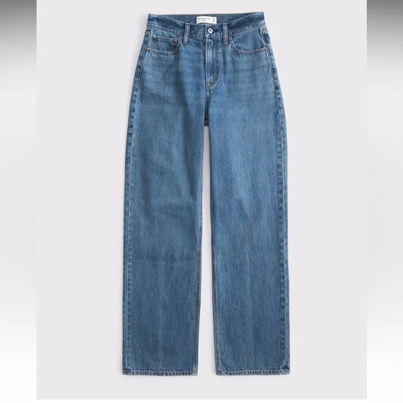Abercrombie & Fitch High Rise Loose Jean - Picture 1 of 10